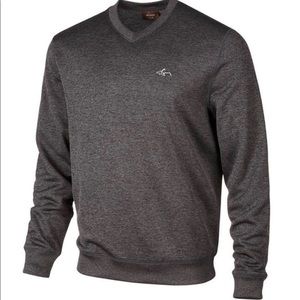 🍀☘️New Greg Norman Charcoal V Neck sweater